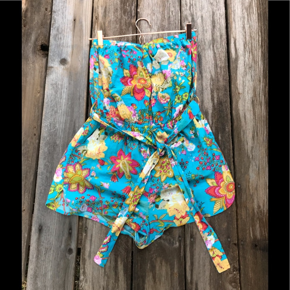 Plum Pretty Sugar floral romper